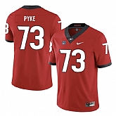 Georgia Bulldogs 73 Greg Pyke Red Nike College Football Jersey Dzhi,baseball caps,new era cap wholesale,wholesale hats